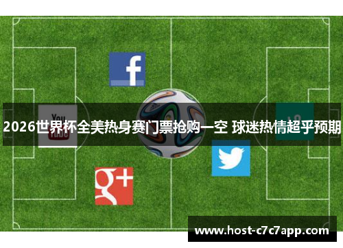 2026世界杯全美热身赛门票抢购一空 球迷热情超乎预期